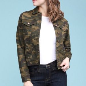 Coats | Camo Jean Jacket | Poshmark